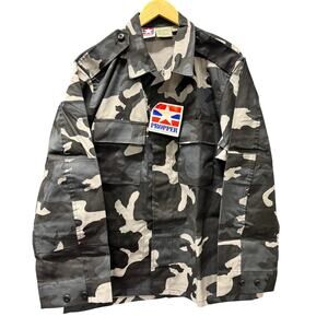 Propper BDU‎ Shirt Mens Large Military Urban Camo Gray White Black Military NEW